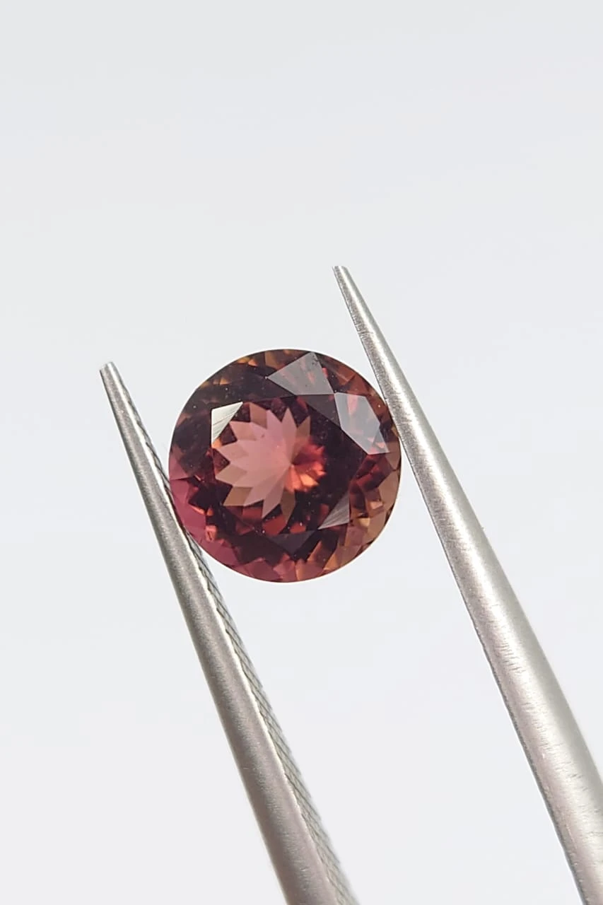 1.15ct Natural Tourmaline Round Cut Loose Gemstone from Afghanistan — view 1